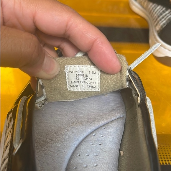 Sperry Black Zebra Boat Shoes - Picture 9 of 10